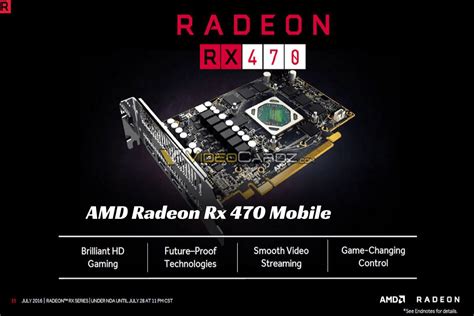 Radeon RX 470 Mobile Graphics Performance Radeon RX 470 Mobile Graphics Performance