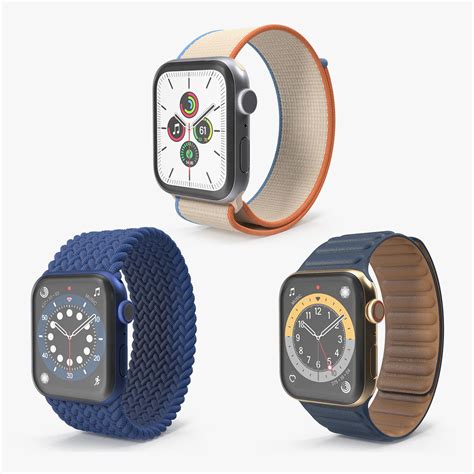 Apple Watches Collection 5 3D Model 59 3Ds Fbx Obj Ma Max C4d Apple Watches Collection 5 3D Model 59 3Ds Fbx Obj Ma Max C4d