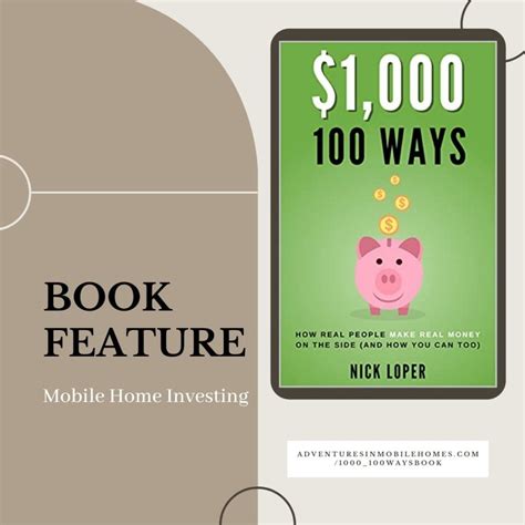 Book Feature 1 000 100 Ways Mobile Home Investing Adventures In Book Feature 1 000 100 Ways Mobile Home Investing Adventures In