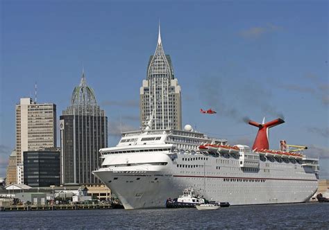 Carnival Fantasy Carnival Cruise Ship Mobile Alabama Port Carnival Fantasy Carnival Cruise Ship Mobile Alabama Port