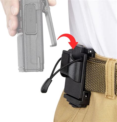 Iguerburn Tactical Radio Holder Duty Belt Radio Holster Walkie Talkie Iguerburn Tactical Radio Holder Duty Belt Radio Holster Walkie Talkie