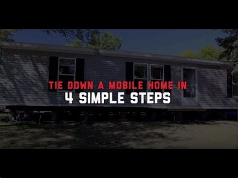 Little Beaver Mobile Home Anchoring Youtube Little Beaver Mobile Home Anchoring Youtube