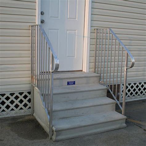 Mobile Home Steps with Handrail Installation Mobile Home Steps with Handrail Installation