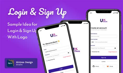 Mobile Login And Signup Sample Figma Mobile Login And Signup Sample Figma