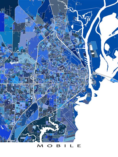 Mobile Map Mobile Al Map Mobile Alabama Map Etsy Mobile Map Mobile Al Map Mobile Alabama Map Etsy