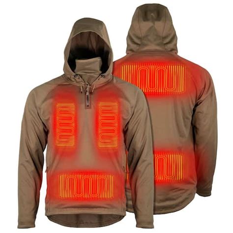 Mobile Warming Men S Small Morel Agarics Heated Pullover Jacket With 1 Mobile Warming Men S Small Morel Agarics Heated Pullover Jacket With 1