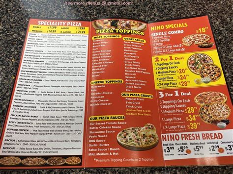 Online Menu Of Nino Pizza Restaurant Smithville Ontario L0r 2A0 Zmenu Online Menu Of Nino Pizza Restaurant Smithville Ontario L0r 2A0 Zmenu