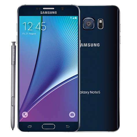 Refurb Samsung Galaxy Note 5 32Gb Black T Mobile T Mobile Phones