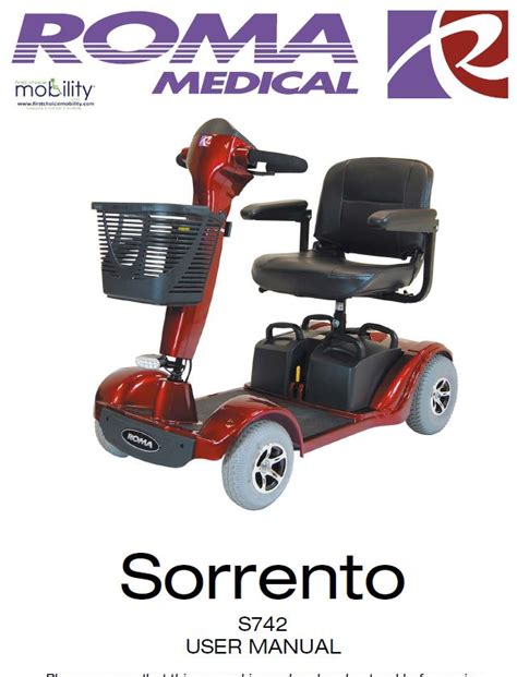 Shoprider Sorrento Manual Shoprider Sorrento Manual