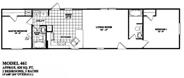 Single Bedroom Mobile Home Option