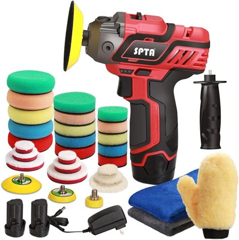 Spta 12V Cordless Mini Polisher Kit Hankintech Spta 12V Cordless Mini Polisher Kit Hankintech