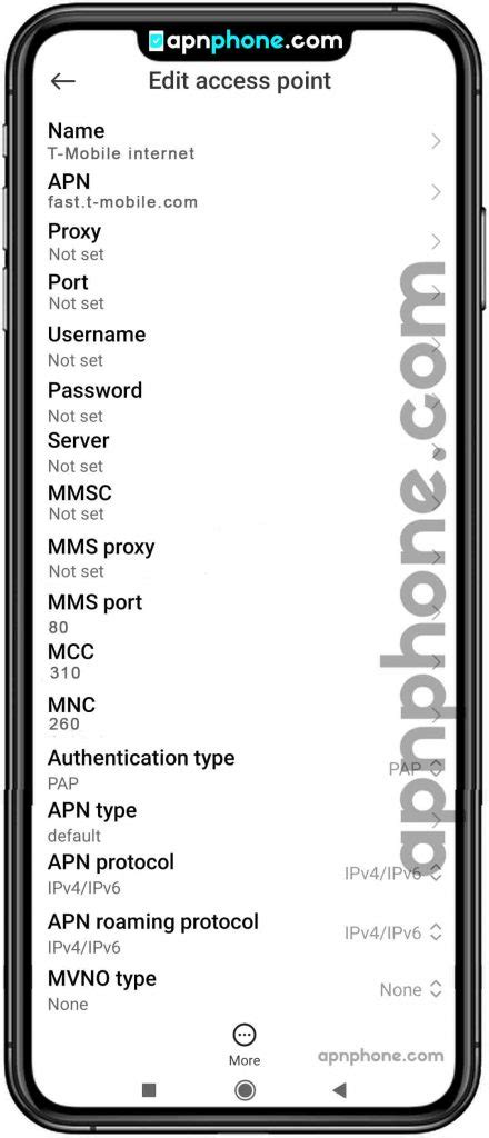 T Mobile 5G Apn Settings 2021