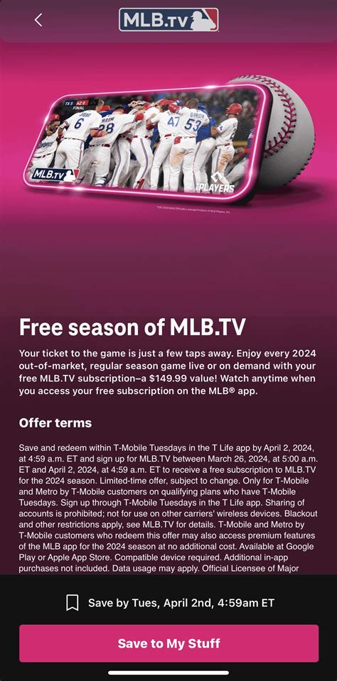 T Mobile Free Mlb Tv 2025 Kerry Melonie