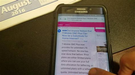 T Mobile One Plan Update Unlimited Tethering Youtube