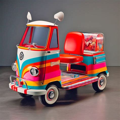These Volkswagen Hippy Van Mobility Scooters Offer A Nostalgic Ride For These Volkswagen Hippy Van Mobility Scooters Offer A Nostalgic Ride For